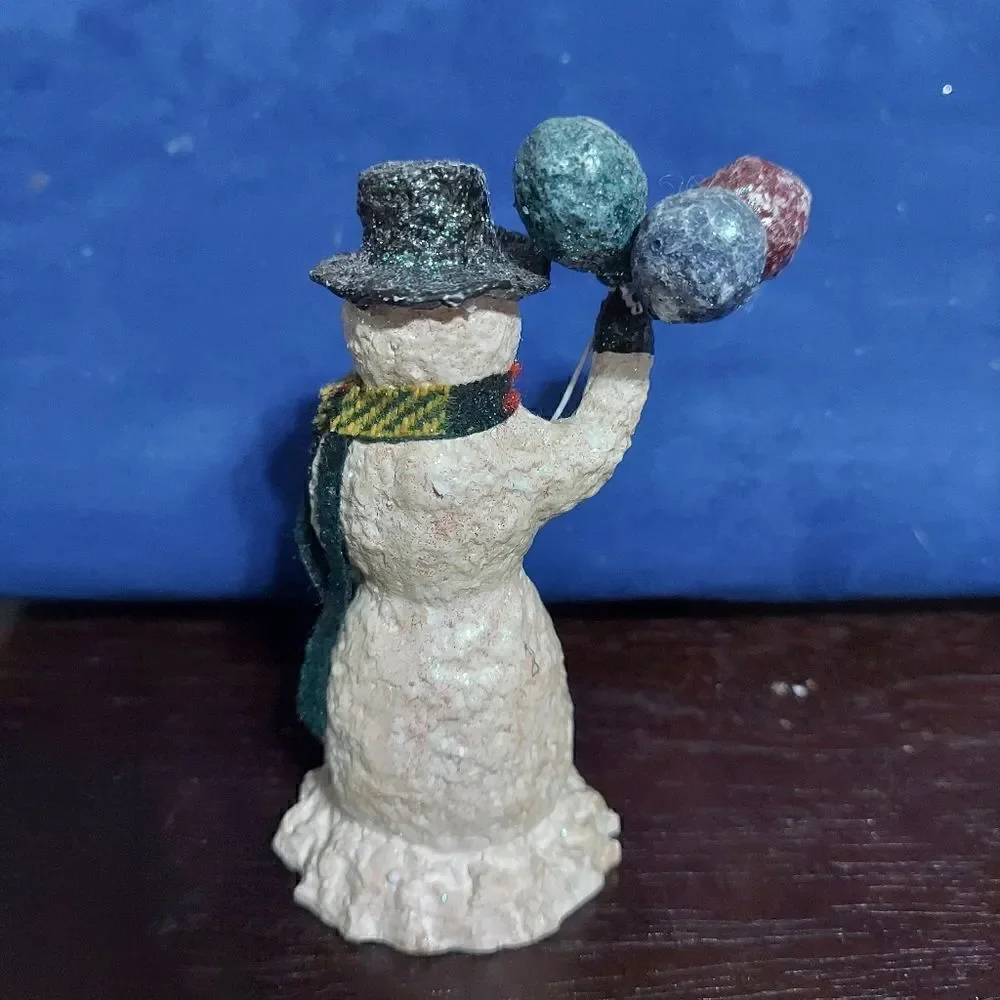 From a Nickel to the Snowsnickle Figurine Clown Snowman Balloon Enesco 1999 Rare